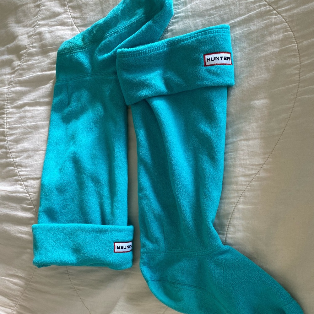 Hunter Teal Wells Socks size ML Womens 8-10